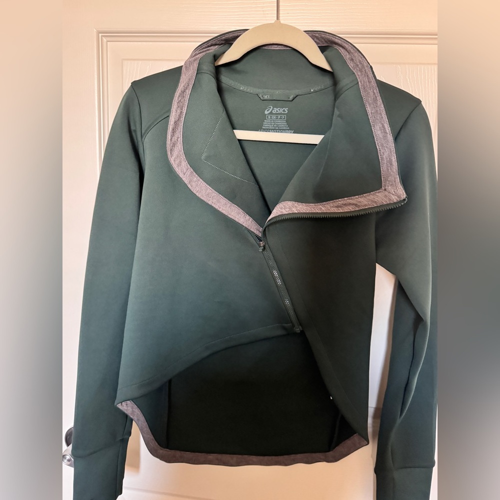 Asics Green Running Jacket - Picture 4 of 6